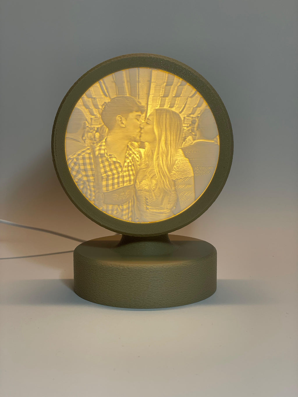 LumiCircle – Personalisierte Lithophane mit LED