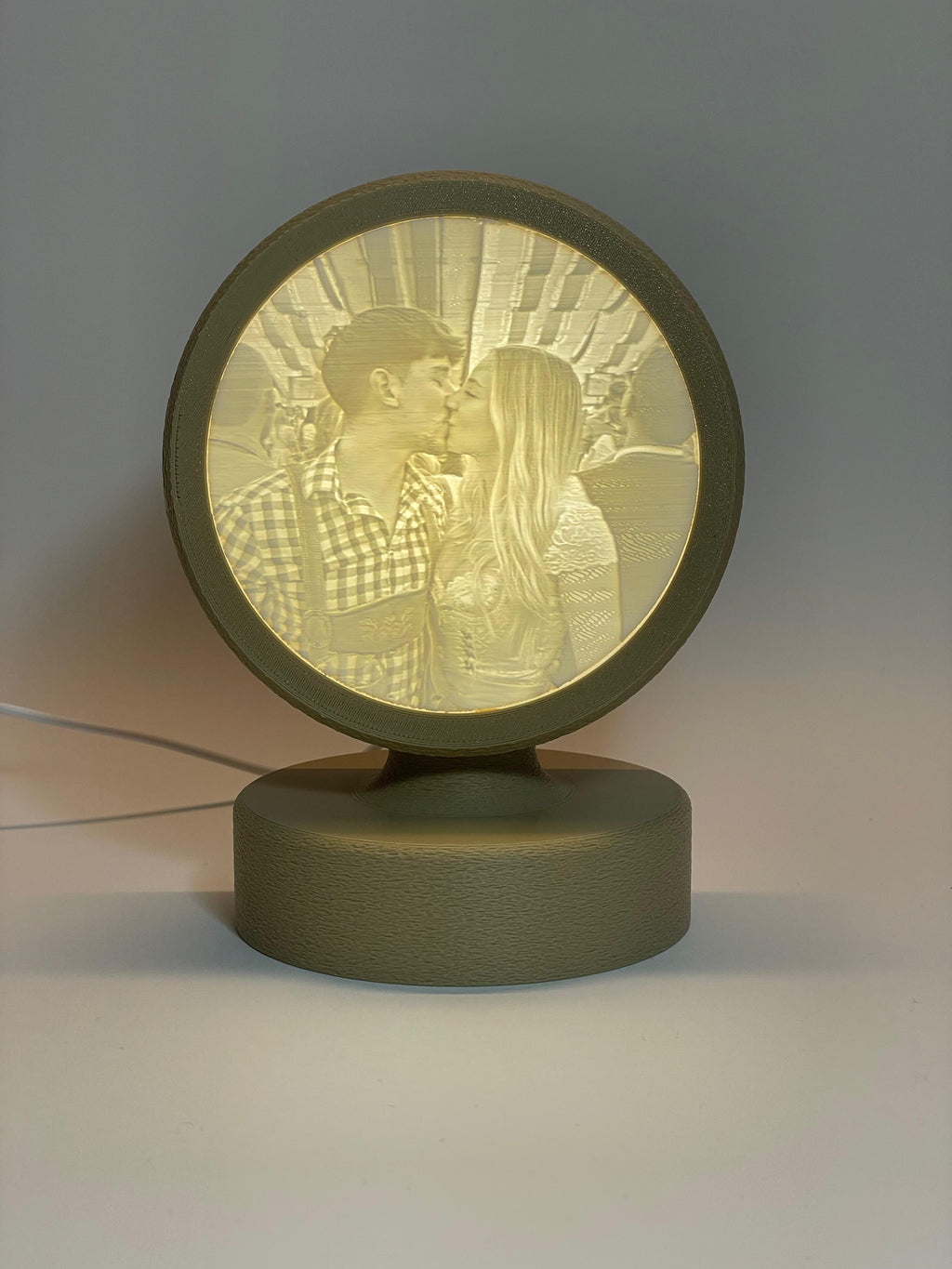 LumiCircle – Personalisierte Lithophane mit LED