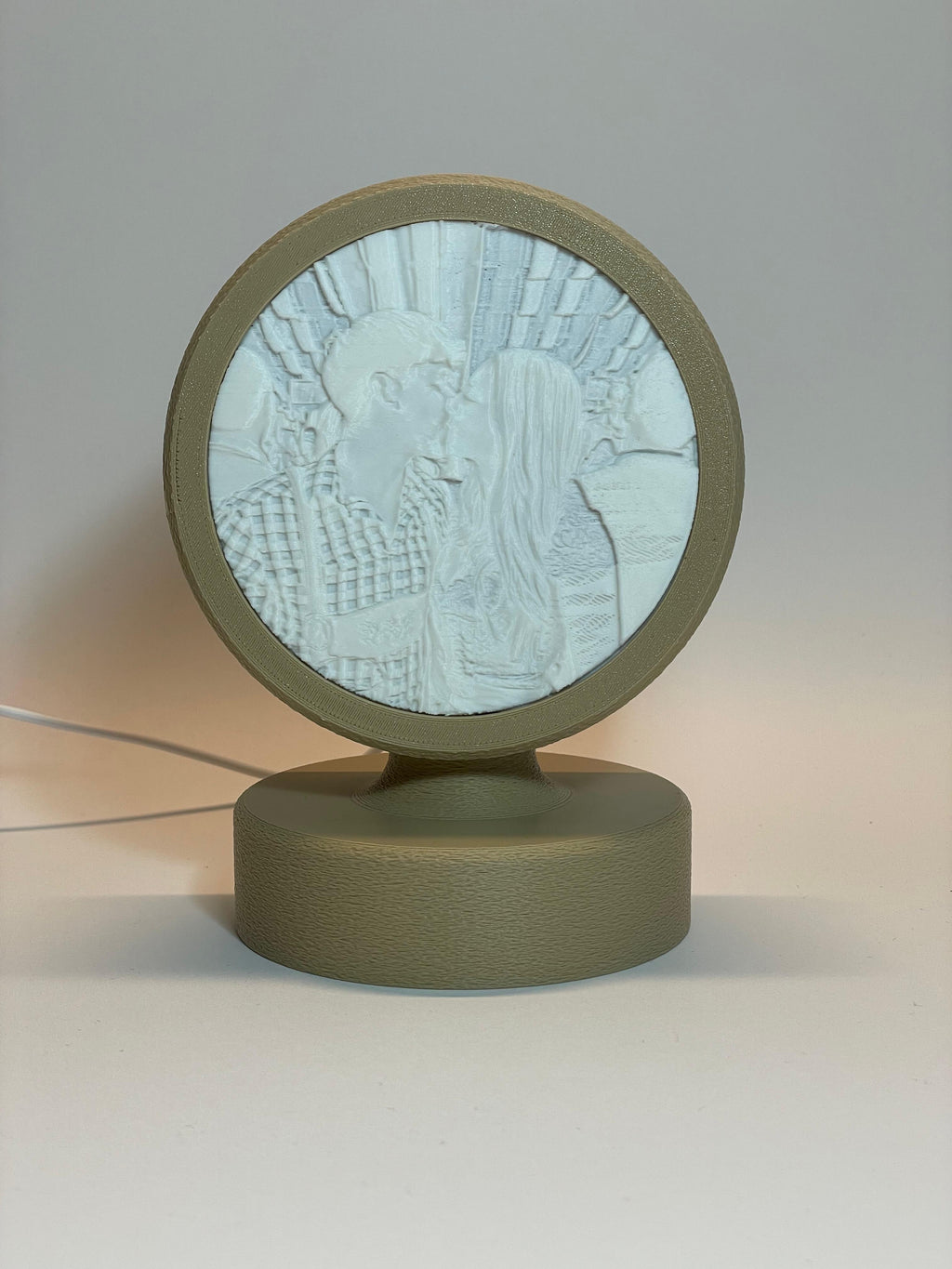 LumiCircle – Personalisierte Lithophane mit LED