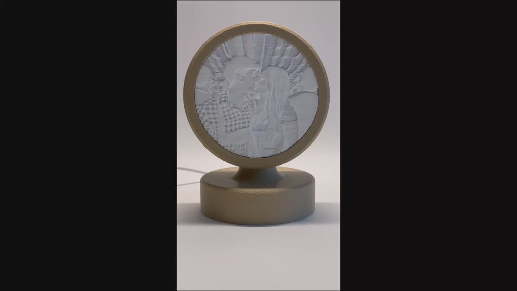 LumiCircle – Personalisierte Lithophane mit LED